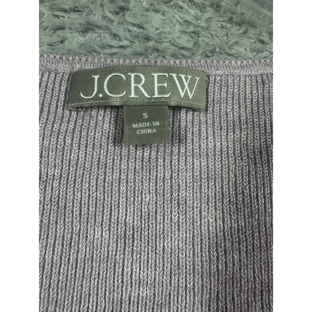 J.Crew Fitted  Button Up Purple Sweater Vest Women's  Size‎ Small